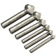 6pcs 3 flute 90 degree HSS Chamfer Cutter Mill Drill Set