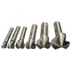 6pcs 3 flute 90 degree HSS Chamfer Cutter Mill Drill Set 6pcs 3 flute 90 degree HSS Chamfer Cutter Mill Drill Set