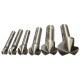 6pcs 3 flute 90 degree HSS Chamfer Cutter Mill Drill Set