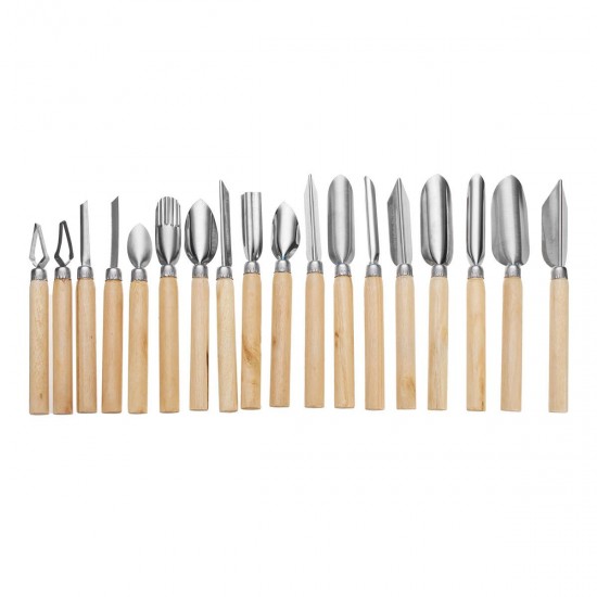 80Pcs Portable Carving Tool Vegetable Food Fruit Wood Box Carving Cutter Set