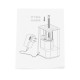 AC 100-240V 50/60HZ Automatic Electric Pencil Sharpener Mechanical White/Black AC 100-240V 50/60HZ Automatic Electric Pencil Sharpener Mechanical White/Black