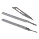 40pcs Carbon Steel Surgical Scalpel Blade with 2pcs Handle 40pcs Carbon Steel Surgical Scalpel Blade with 2pcs Handle