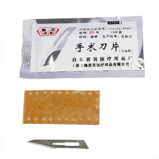 40pcs Carbon Steel Surgical Scalpel Blade with 2pcs Handle 40pcs Carbon Steel Surgical Scalpel Blade with 2pcs Handle