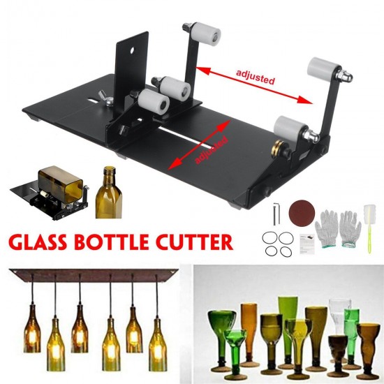 DIY Glass Bottle Cutter Cutting Tool Upgrade Version Square & Round Cutting