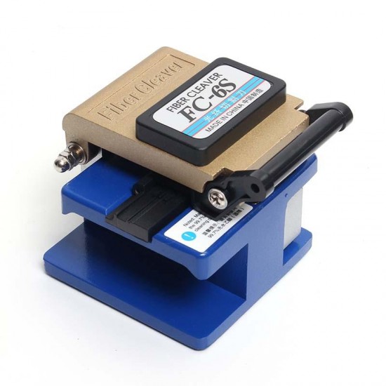 Fiber Optic FTTH Tool Kit with FC-6S Cleaver Optical Power Meter Visual Fault Locator Finder Cable Cutter Stripper Plier Fiber Optic FTTH Tool Kit with FC-6S Cleaver Optical Power Meter Visual Fault Locator Finder Cable Cutter Stripper Plier