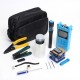 Fiber Optic FTTH Tool Kit with FC-6S Cleaver Optical Power Meter Visual Fault Locator Finder Cable Cutter Stripper Plier Fiber Optic FTTH Tool Kit with FC-6S Cleaver Optical Power Meter Visual Fault Locator Finder Cable Cutter Stripper Plier