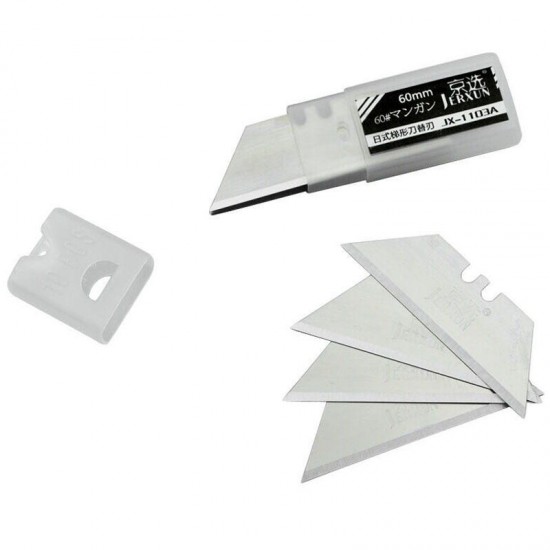 JX-1103 10pcs SK5 60# Steel Utility Cutter Blades for Wallpaper Cutter