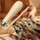 Cutting Rubber Stamp Carving Tools With 5 Blade Bits For Print Making