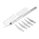 Metal Handle Hobby Cutter Craft with 6pcs Blade Cutting Tool Metal Handle Hobby Cutter Craft with 6pcs Blade Cutting Tool