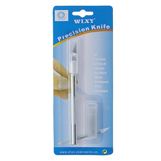 Metal Handle Hobby Cutter Craft with 6pcs Blade Cutting Tool Metal Handle Hobby Cutter Craft with 6pcs Blade Cutting Tool