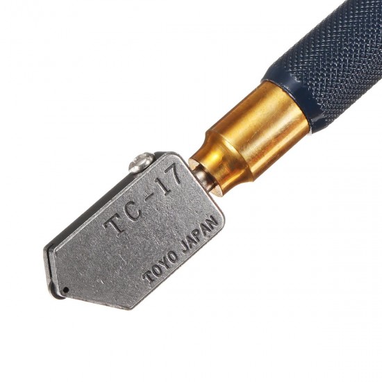 Metal Handle Shape Glass Oiling Cutter Straight Cutting Tool for TC-17B Glass Metal Handle Shape Glass Oiling Cutter Straight Cutting Tool for TC-17B Glass