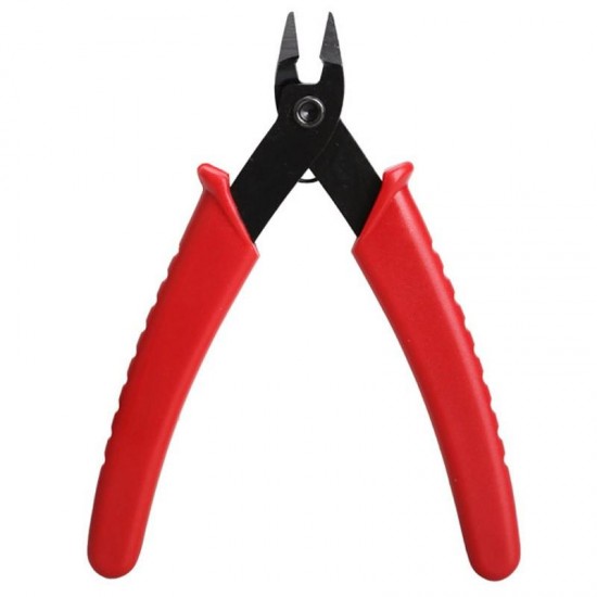 Mini 5 Inch Electrical Crimping Plier Snip Cutter Hand Tool Red Handle