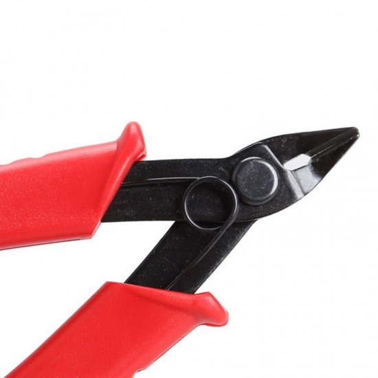 Mini 5 Inch Electrical Crimping Plier Snip Cutter Hand Tool Red Handle