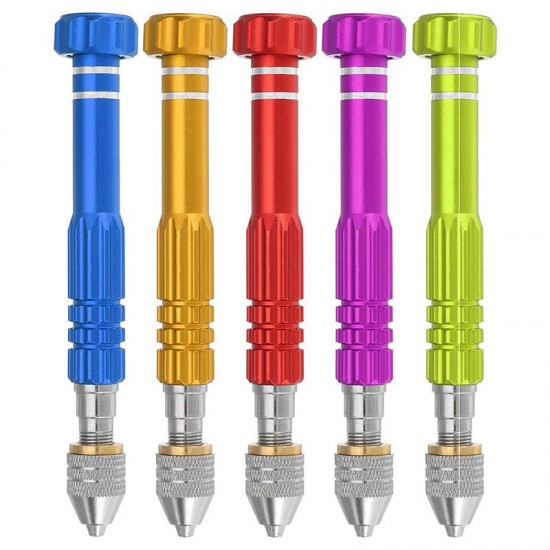 Mini Aluminum Hand Drill Protable Drill 5 Colors