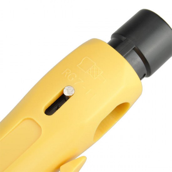 Multifunctional Speedy Coax Stripper for RG6 RG59 RG7 RG11 Cable Tool Multifunctional Speedy Coax Stripper for RG6 RG59 RG7 RG11 Cable Tool