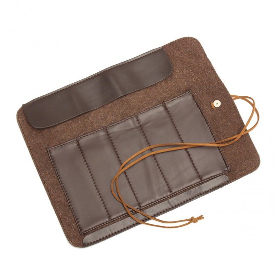 PU Leather Tool Bag Stone Carving Tool Bag Scabbard Can Roll Artificial PU Leather Tool Bag Stone Carving Tool Bag Scabbard Can Roll Artificial