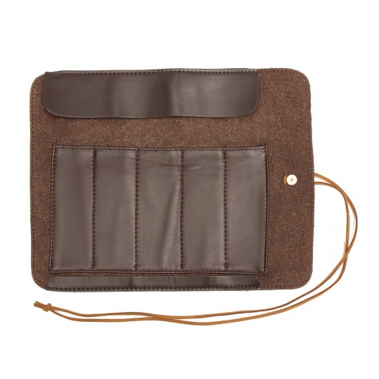 PU Leather Tool Bag Stone Carving Tool Bag Scabbard Can Roll Artificial PU Leather Tool Bag Stone Carving Tool Bag Scabbard Can Roll Artificial
