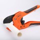 PVC Pipe Cutter 63mm Aluminum Alloy Body Ratchet Scissors Tube Cutter PVC/PU/PP/PE Hose Cutting Hand Tools