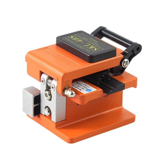 SKL-60S Optical Fiber Cutter Cutter FTTH High Precision Fiber Cleaver Orange with bag