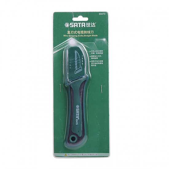 SATA High-carbon Steel Straight Blade Type Wire Stripping Tool SATA High-carbon Steel Straight Blade Type Wire Stripping Tool