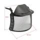 Safety Helmet Hat for Chain Saw Brush Cutter Full Face Protector Mask