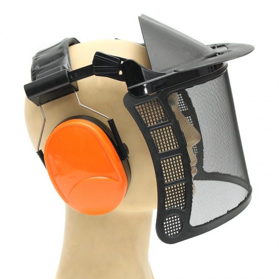 Safety Helmet Hat for Chain Saw Brush Cutter Full Face Protector Mask Safety Helmet Hat for Chain Saw Brush Cutter Full Face Protector Mask
