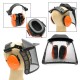 Safety Helmet Hat for Chain Saw Brush Cutter Full Face Protector Mask Safety Helmet Hat for Chain Saw Brush Cutter Full Face Protector Mask