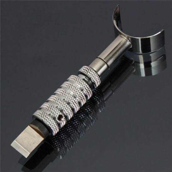 Stainless Steel Adjustable Leather Craft Deluxe Leather Carving Swivel Tool Stainless Steel Adjustable Leather Craft Deluxe Leather Carving Swivel Tool