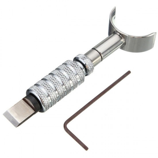 Stainless Steel Adjustable Leather Craft Deluxe Leather Carving Swivel Tool Stainless Steel Adjustable Leather Craft Deluxe Leather Carving Swivel Tool