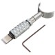 Stainless Steel Adjustable Leather Craft Deluxe Leather Carving Swivel Tool Stainless Steel Adjustable Leather Craft Deluxe Leather Carving Swivel Tool