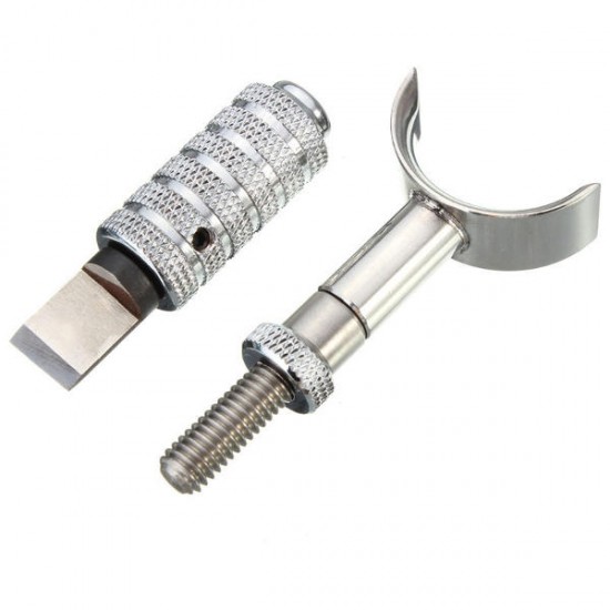 Stainless Steel Adjustable Leather Craft Deluxe Leather Carving Swivel Tool