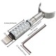 Stainless Steel Adjustable Leather Craft Deluxe Leather Carving Swivel Tool