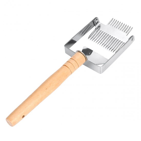 Stainless Steel Bee Hive Uncapping Honey Forks Scraper Handle Beekeeping Tools Stainless Steel Bee Hive Uncapping Honey Forks Scraper Handle Beekeeping Tools