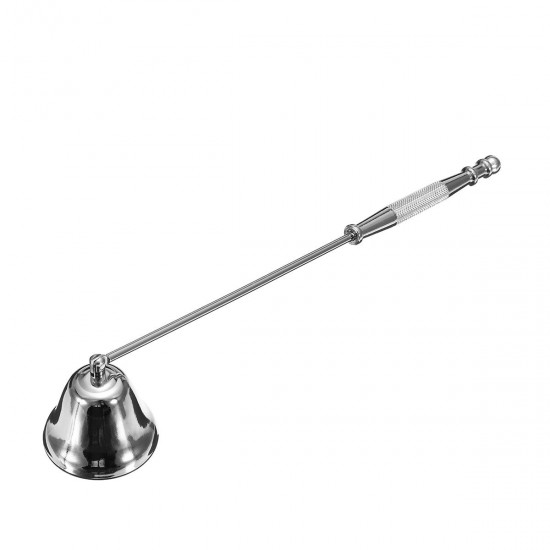 Stainless Steel Candle Snuffer Silver Long Extinguisher for Tea Light Candle Tool Stainless Steel Candle Snuffer Silver Long Extinguisher for Tea Light Candle Tool