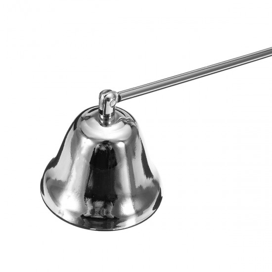 Stainless Steel Candle Snuffer Silver Long Extinguisher for Tea Light Candle Tool Stainless Steel Candle Snuffer Silver Long Extinguisher for Tea Light Candle Tool