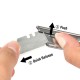 W011020 3pcs Folding Practical Cutter Set Stainless Steel Knif e Cutting Box Paper Quick Change Knif e