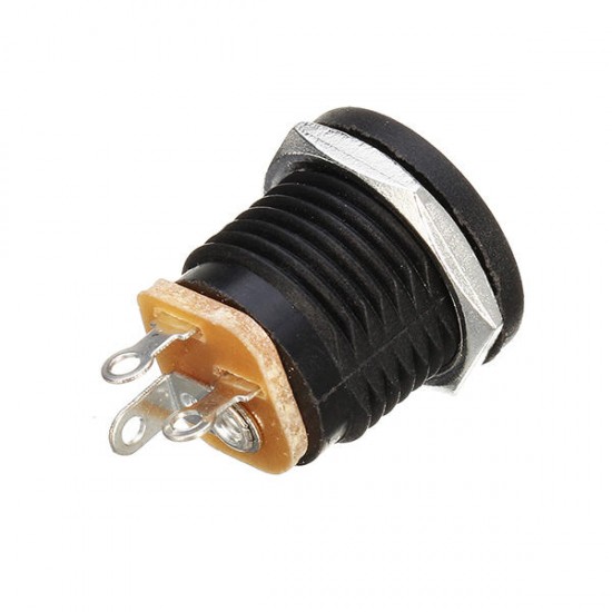 100pcs DC-022 5.5-2.1mm Round Hole Screw Nut DC Power Socket ROHS Internal Jack Connector