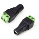 5.5*2.1mm DC12V Power Male Female Plug Jack Adapter Connector for CCTV LED 5050 3528 5630 Strip Light