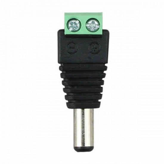 5.5*2.1mm DC12V Power Male Female Plug Jack Adapter Connector for CCTV LED 5050 3528 5630 Strip Light