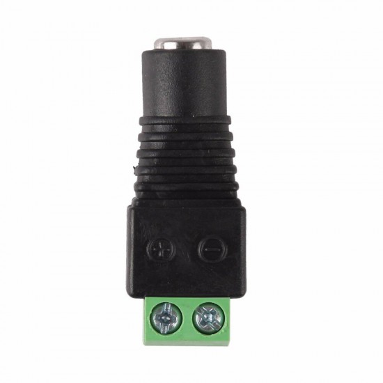 5.5*2.1mm DC12V Power Male Female Plug Jack Adapter Connector for CCTV LED 5050 3528 5630 Strip Light