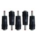 DC Jack Power Supply Connector 5.5x2.1mm Female to 3.5x1.35mm Male Adapter