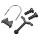 4Mm Adapter Kit Hump Car DVR Support de rétroviseur pour BMW Benz Audi 4Mm Adapter Kit Hump Car DVR Support de rétroviseur pour BMW Benz Audi