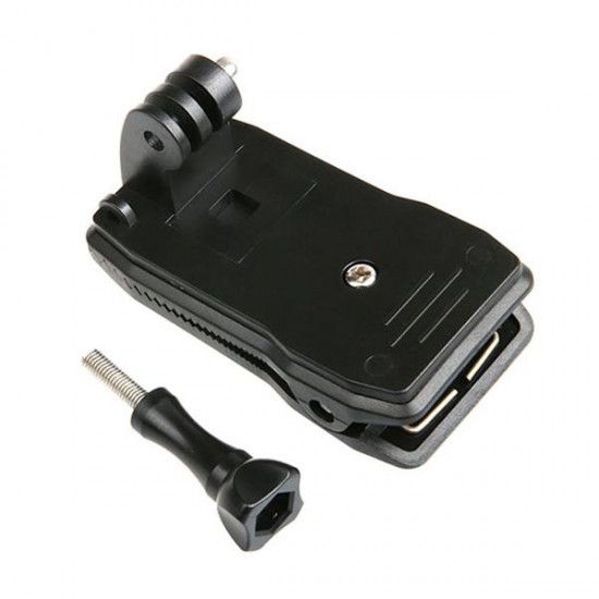 Backpack Bag Clip Clamp Mount 360 Degrees Rotary for Yi 2 II 4K Sports Action Camera Backpack Bag Clip Clamp Mount 360 Degrees Rotary for Yi 2 II 4K Sports Action Camera