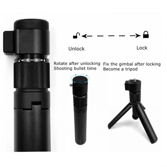 Built-in Tripod Rotary Handle for One X & One 360 VR Camera Tools Kit Built-in Tripod Rotary Handle for One X & One 360 VR Camera Tools Kit
