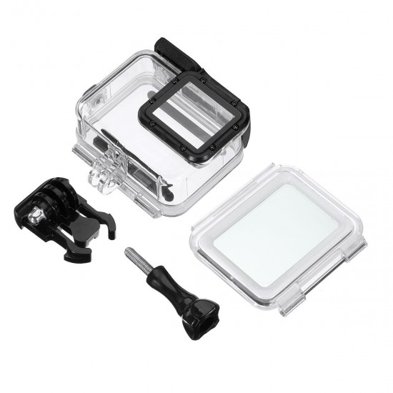 Camera Waterproof Housing Case Diving Touch Screen Cover For Gopro Hero 7 Silver White Camera Waterproof Housing Case Diving Touch Screen Cover For Gopro Hero 7 Silver White