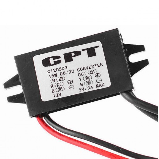 Car Conversion Voltage Cable Transfer Voltage Wire 12V to 5V for Auto DVR GPS Car Conversion Voltage Cable Transfer Voltage Wire 12V to 5V for Auto DVR GPS