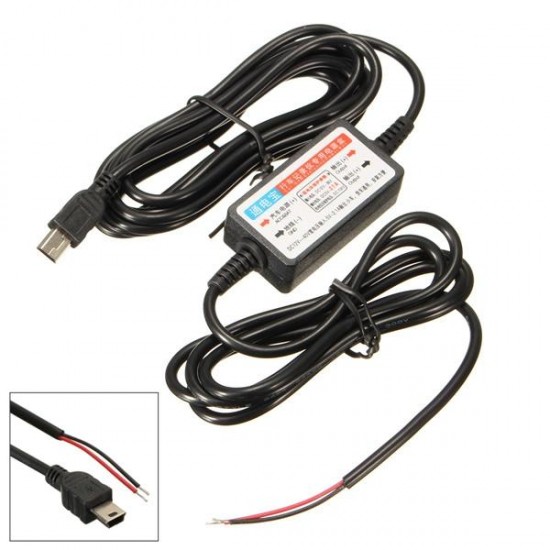 Car DVR Exclusive Power Box Adapter DC Power Cable 3m 12V to 5V Universal Car DVR Exclusive Power Box Adapter DC Power Cable 3m 12V to 5V Universal