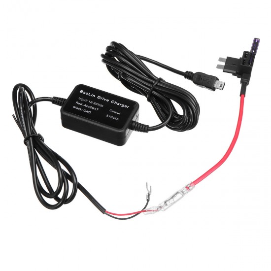 Car Hard Wire Dash Car Cam Electric Appliance + Recorder Buck Line 12V to 30V Car Hard Wire Dash Car Cam Electric Appliance + Recorder Buck Line 12V to 30V