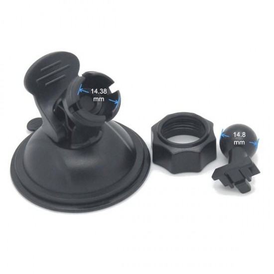 Convex Mini Car DVR Chuck Bracket Vehicle Suction Cup Bracket Base