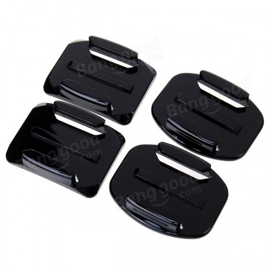 Flat Mounts+Curved Mounts with Adhesive Pads for SJ4000 Gopro Flat Mounts+Curved Mounts with Adhesive Pads for SJ4000 Gopro